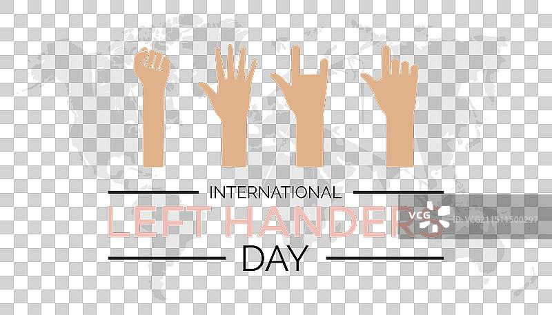 国际左撇子日图片素材