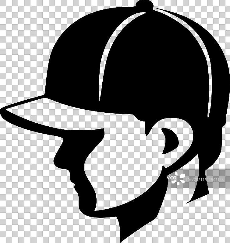 棒球-简约扁平风格logo图片素材