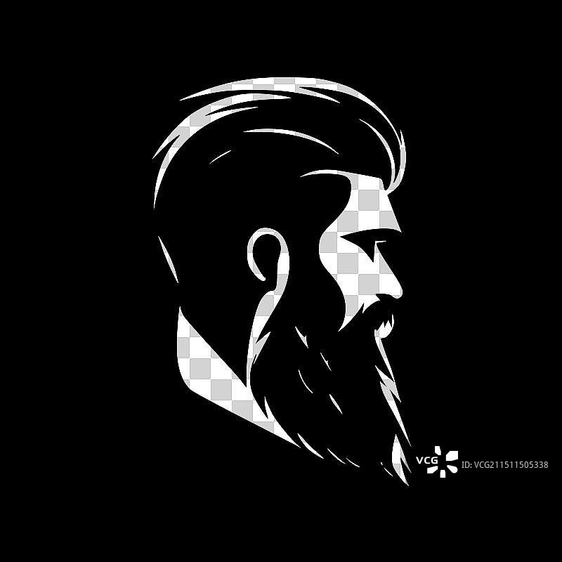 高品质胡须标志 - 适合T恤图片素材