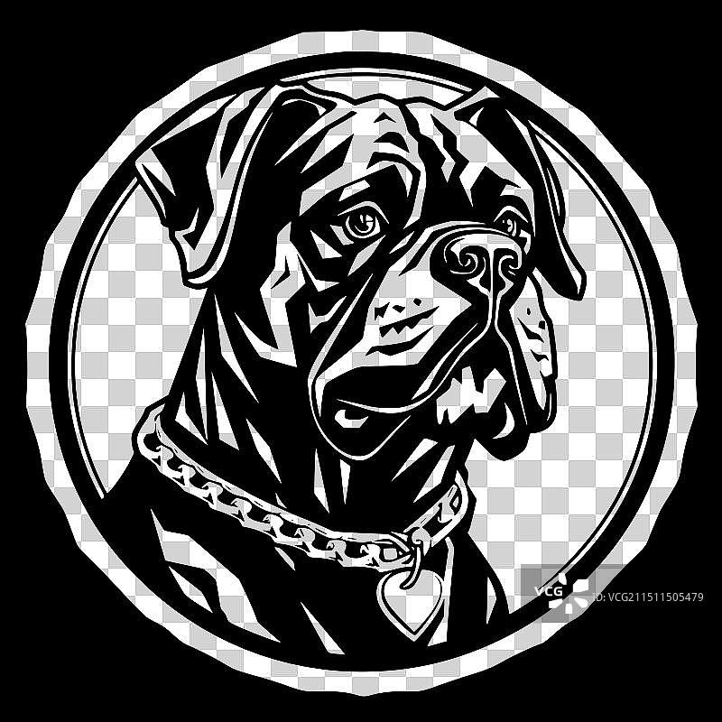 拳击手 - 简约剪影图片素材