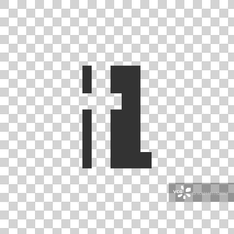 基于几何图形的创意现代TL标志图片素材