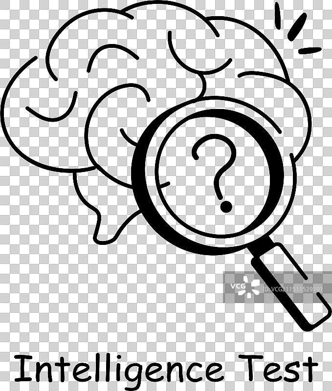 智力测试图片素材