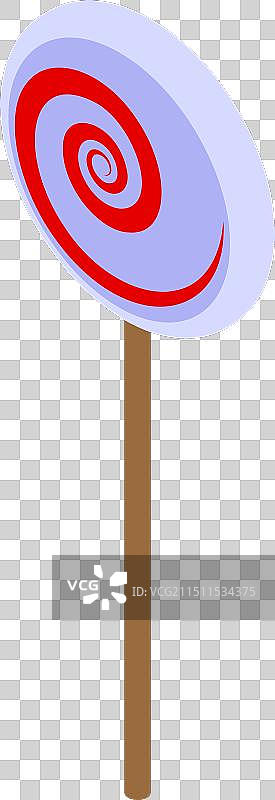 红色圆形紫色棒棒糖图片素材