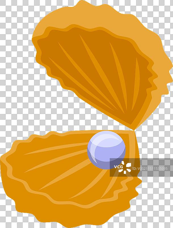 含有发光物的打开的牡蛎壳图片素材