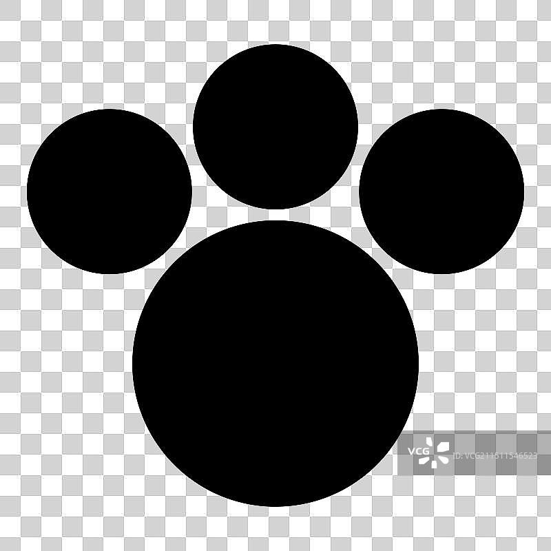 狗爪标志图标图片素材