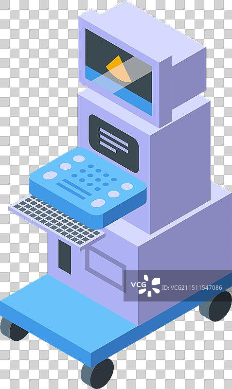 现代医用超声波诊断仪图片素材