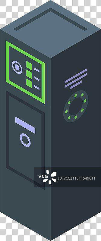 现代停车计时器接收硬币图片素材