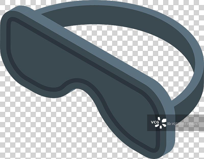 2.5D睡眠眼罩图标图片素材