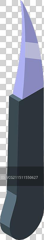 用于眉毛矫正的弯曲镊子图片素材
