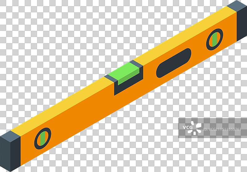 黄色水平测量仪图片素材