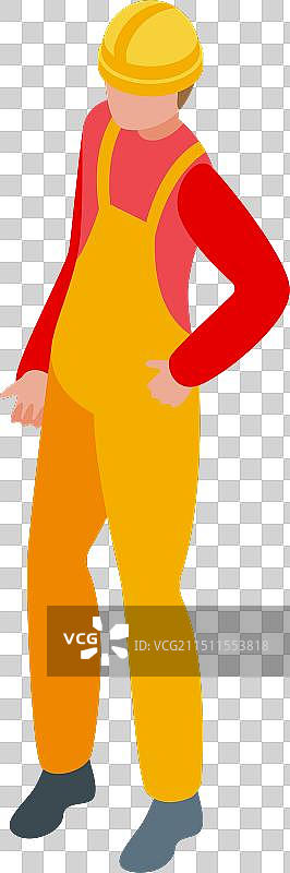 戴着安全帽的建筑工人图片素材