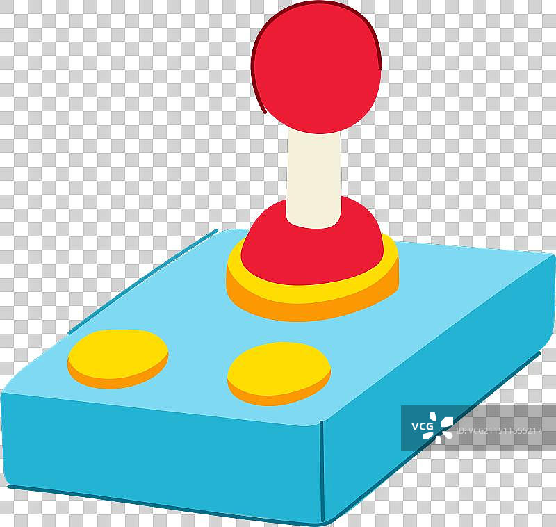 游戏机摇杆卡通图片素材