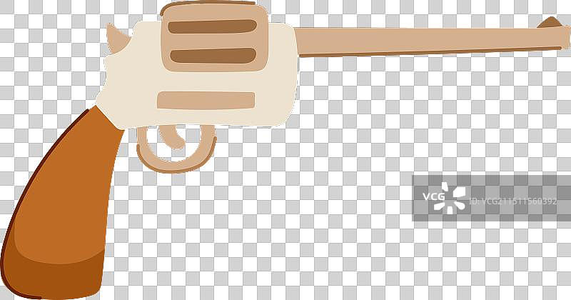 狂野西部酒馆手枪卡通图片素材