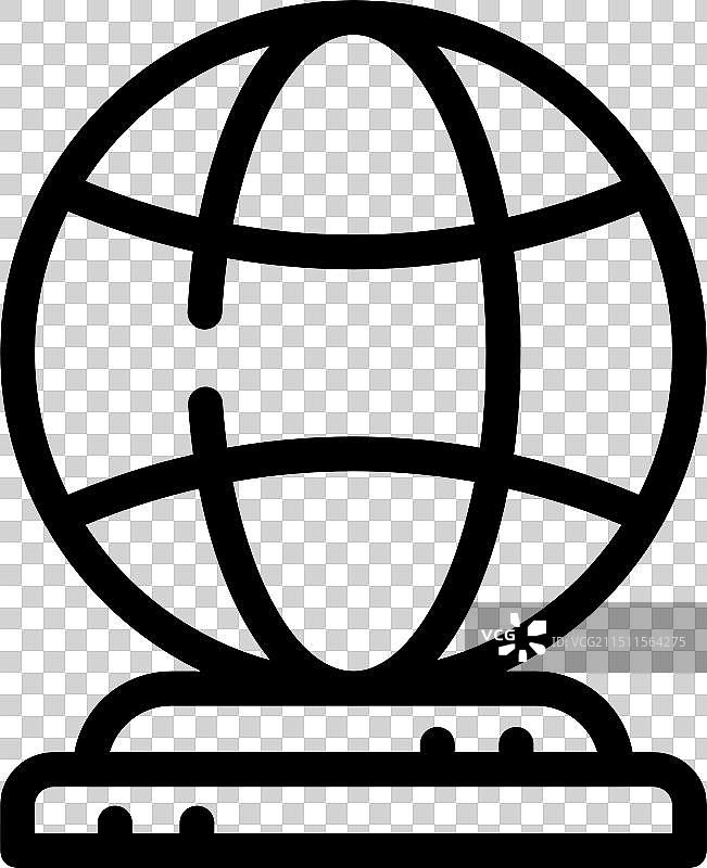 代表站在平台上的世界地球图片素材