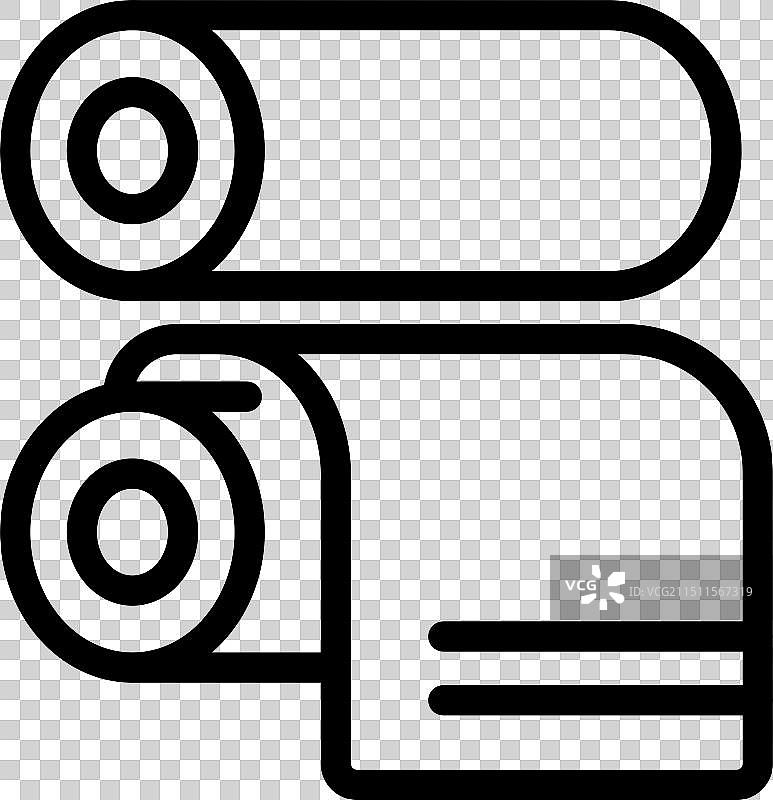 使用滚筒的印刷机图片素材