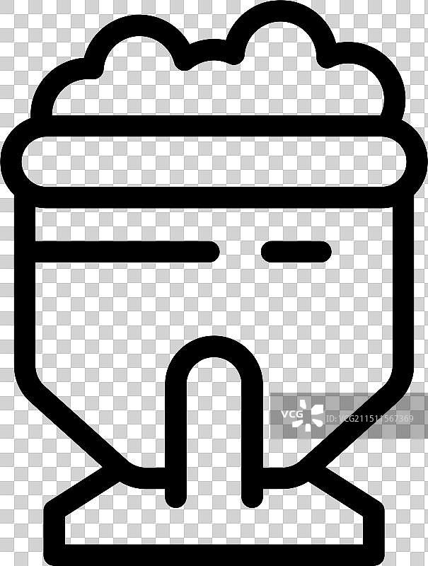 混凝土搅拌机搅拌水泥图片素材