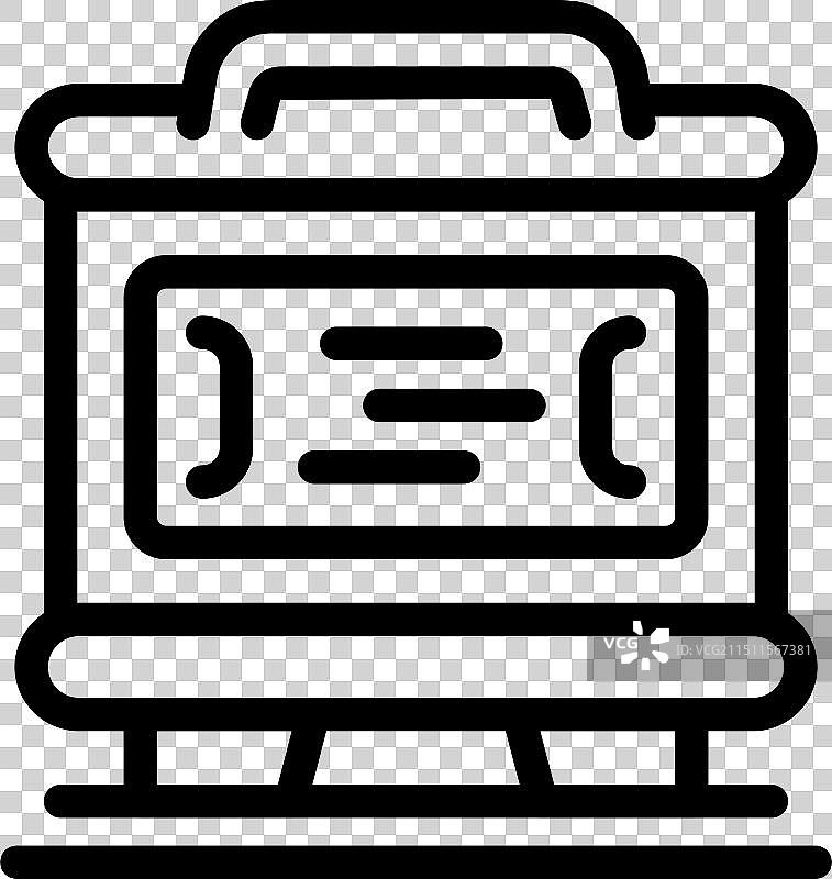 停电时提供温暖的便携式燃气加热器图片素材