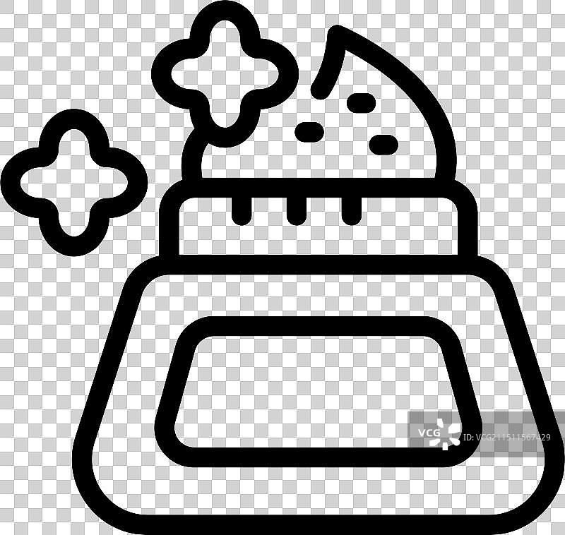 带有乳霜和气泡的敞口化妆霜罐图片素材