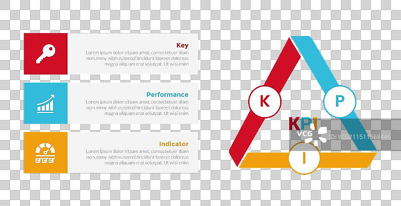KPI关键绩效指标信息图图片素材