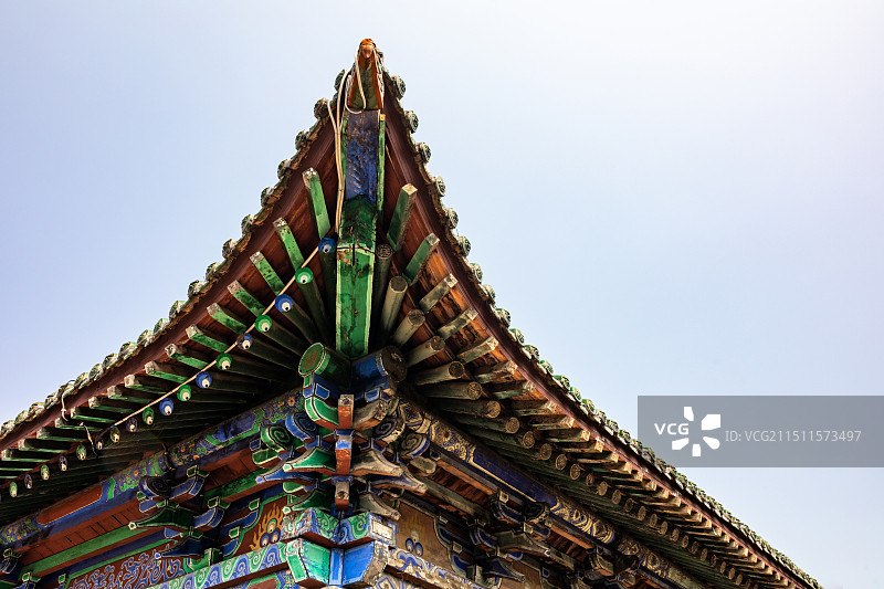 皇城相府午亭山村建筑图片素材