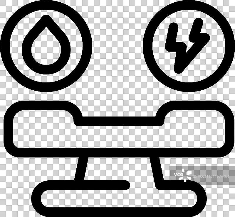 水滴与闪电的平衡图片素材