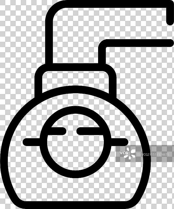 使用燃气能源的热水淋浴器图片素材