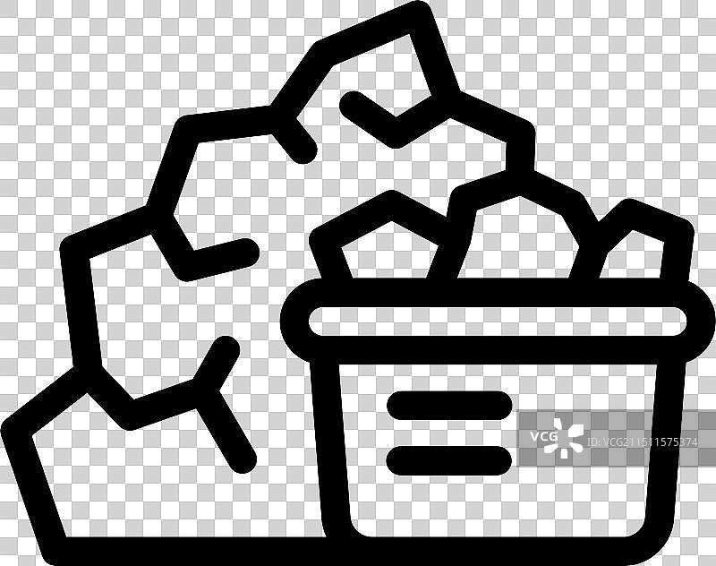 用镐开采加密货币概念图片素材