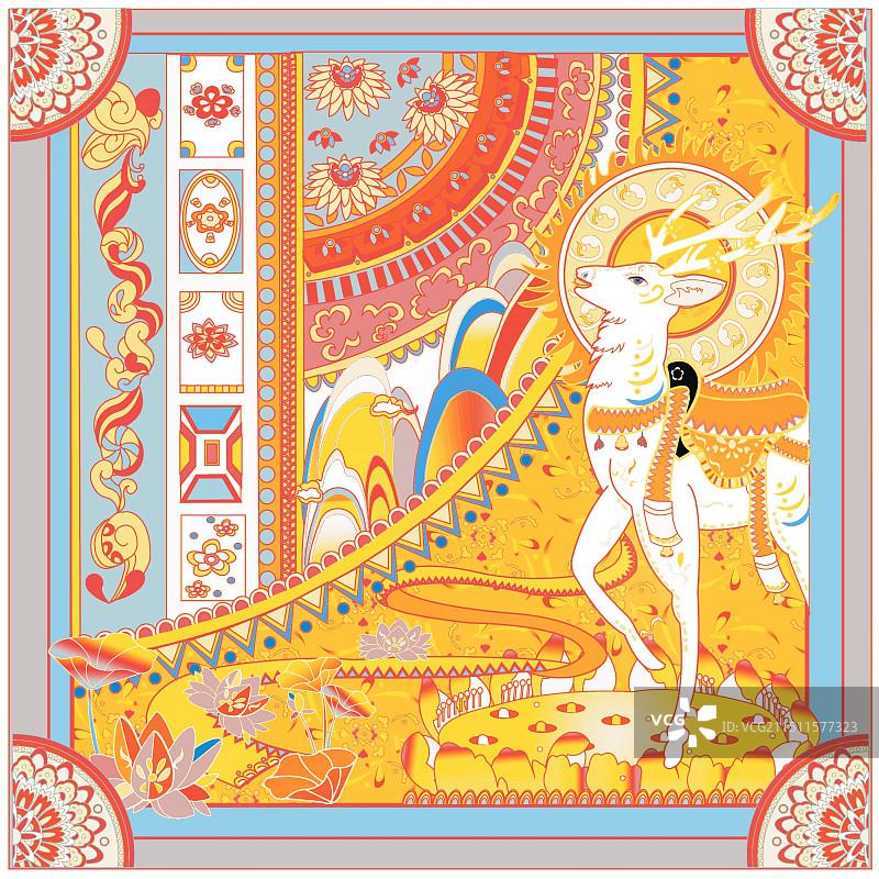 丝路·丝鹿图片素材