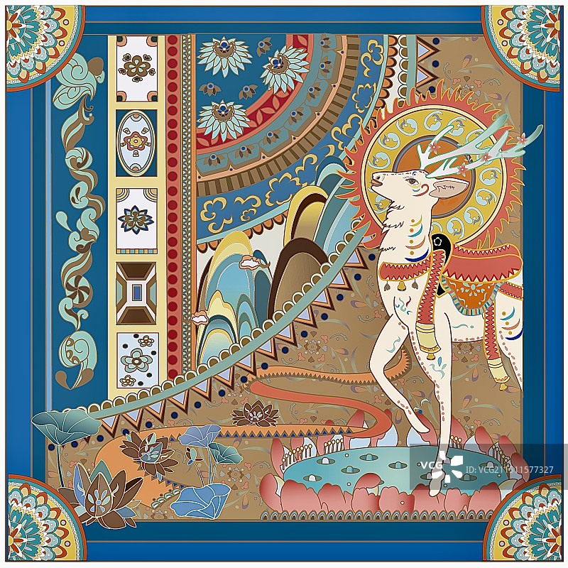 丝路·丝鹿图片素材