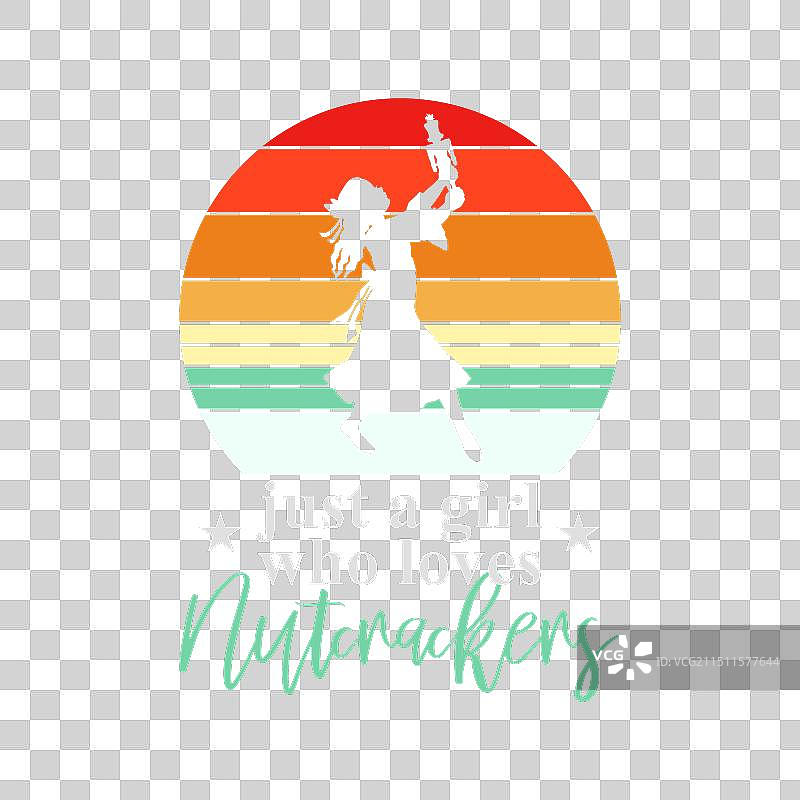 热爱胡桃夹子的女孩圣诞芭蕾图片素材