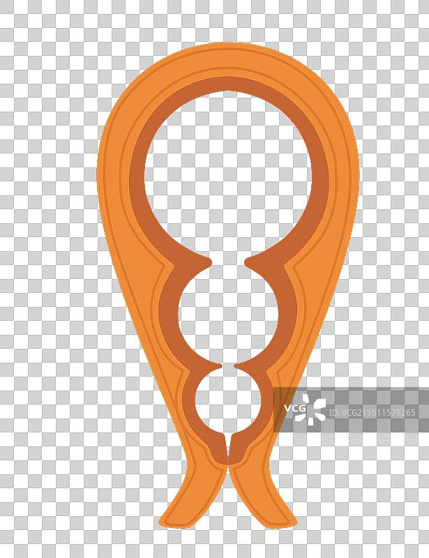 白色背景上的塑料开罐器图片素材