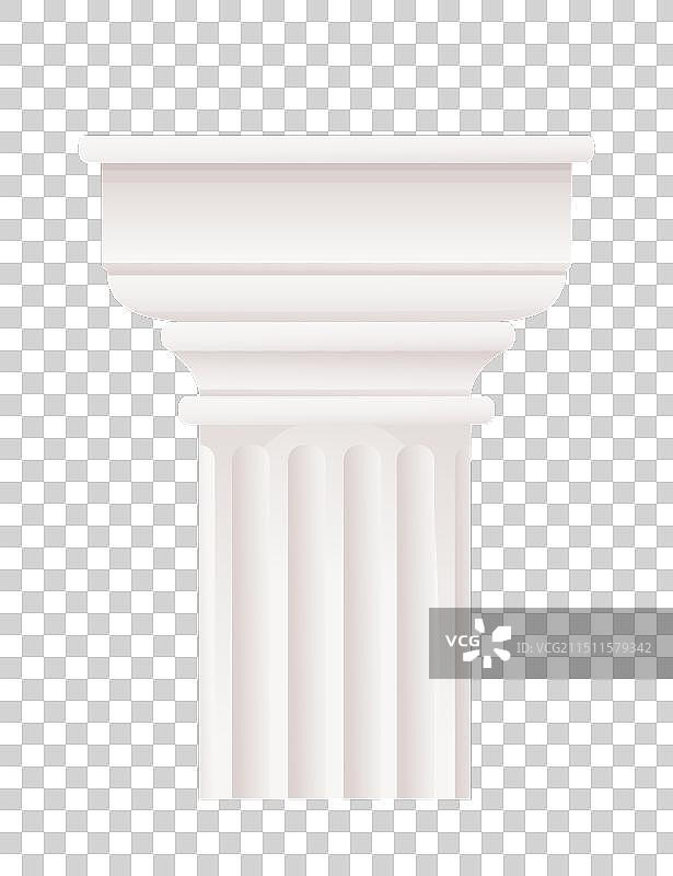 白色古典风格柱子建筑图片素材