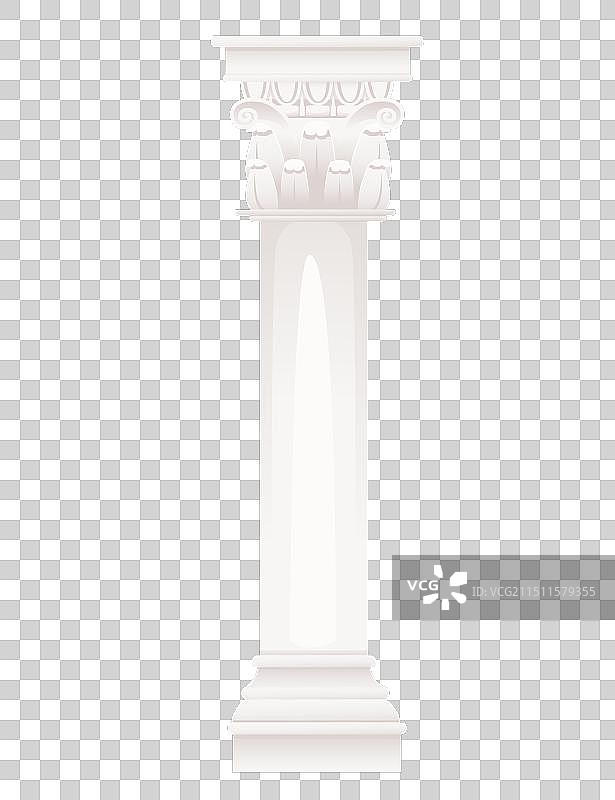 白色古典风格柱子建筑图片素材