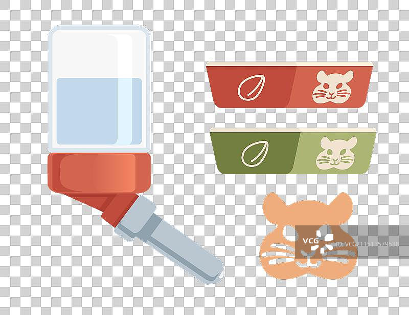 小型宠物自动饮水器图片素材