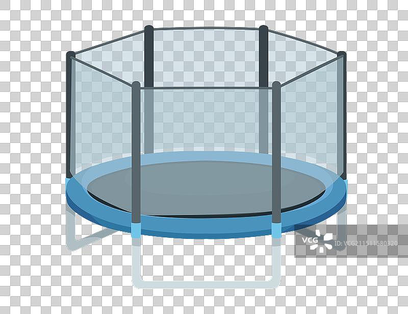 儿童蹦床图片素材