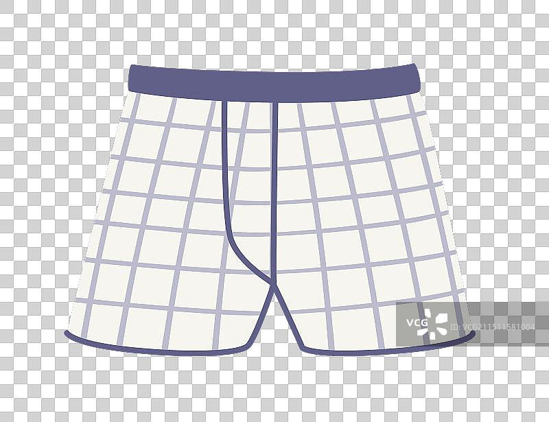 男士白色内裤，白色背景上独立图片素材