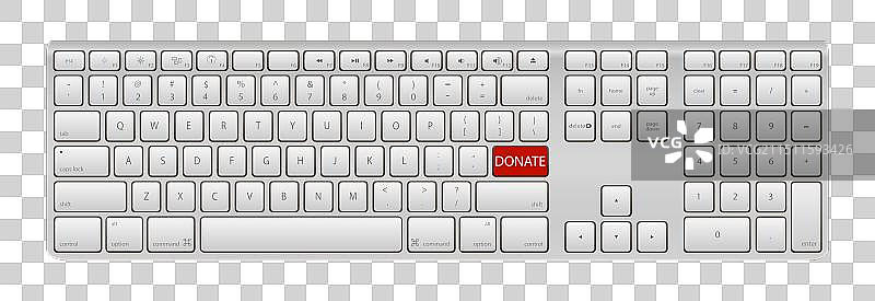 电脑键盘 - 捐赠图片素材