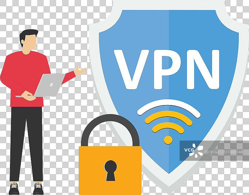 VPN安全互联网软件或插件应用图片素材