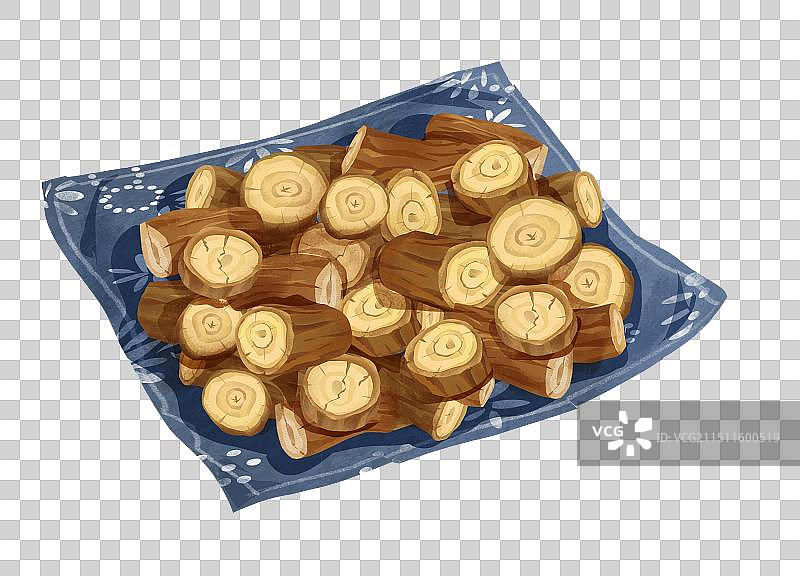 中国传统文化中草药药材之柴胡元素图片素材