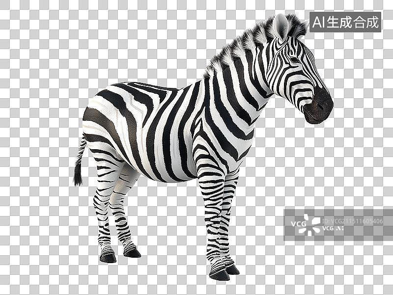 【AI数字艺术】3D风格斑马图片素材