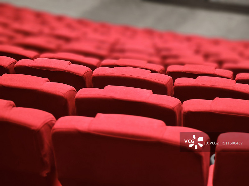 影院红色座椅背景图片素材