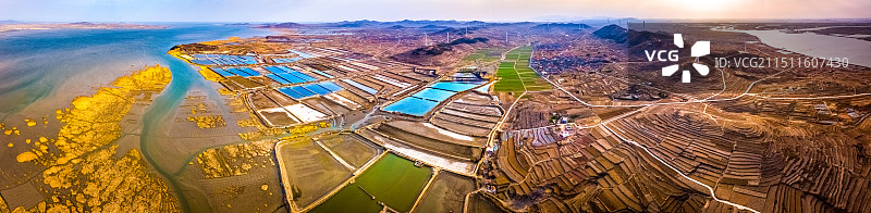 青岛即墨丰城丁字湾养殖区图片素材