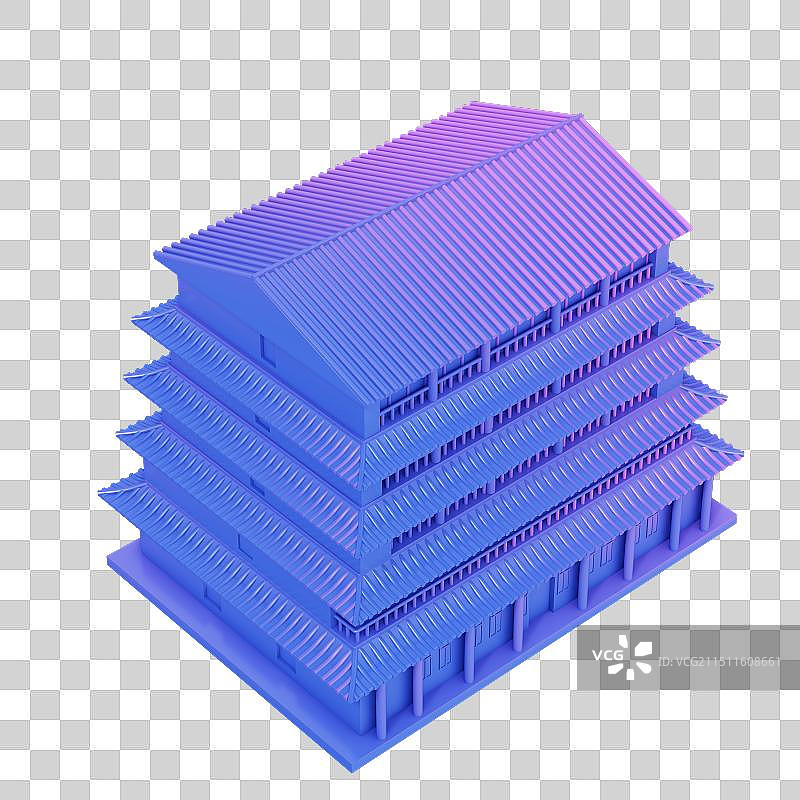 3D广州镇海楼建筑图片素材