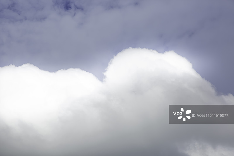 洁白的云、蓝蓝的天图片素材