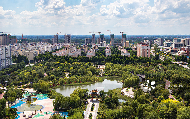 鱼台县棠邑公园图片素材