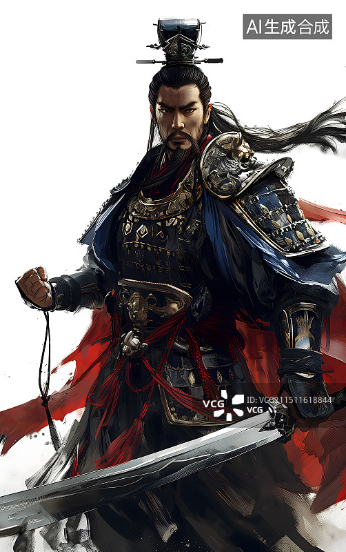 【AI数字艺术】三国曹操图片素材