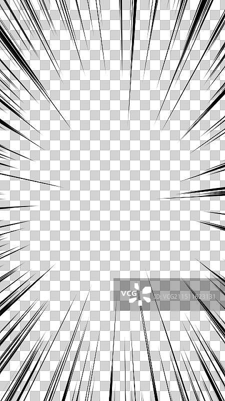漫画放射背景素材图片素材