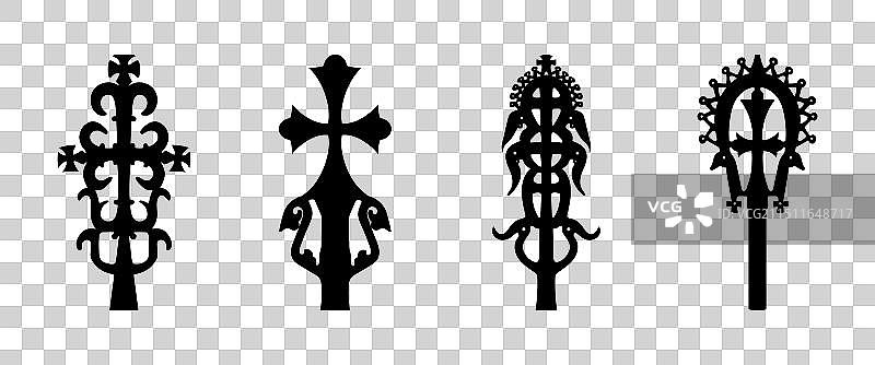 基督教十字架符号图案图片素材