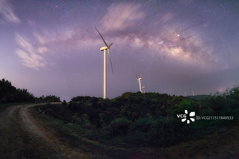 苍南皇帝坪银河图片素材