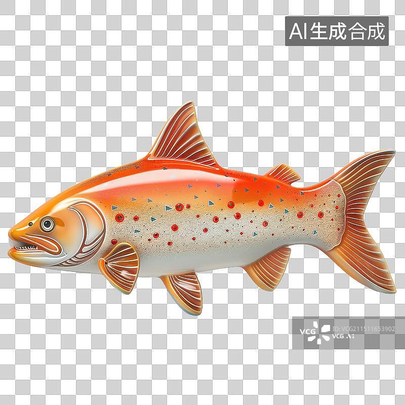 【AI数字艺术】美味的海洋鱼类图片素材